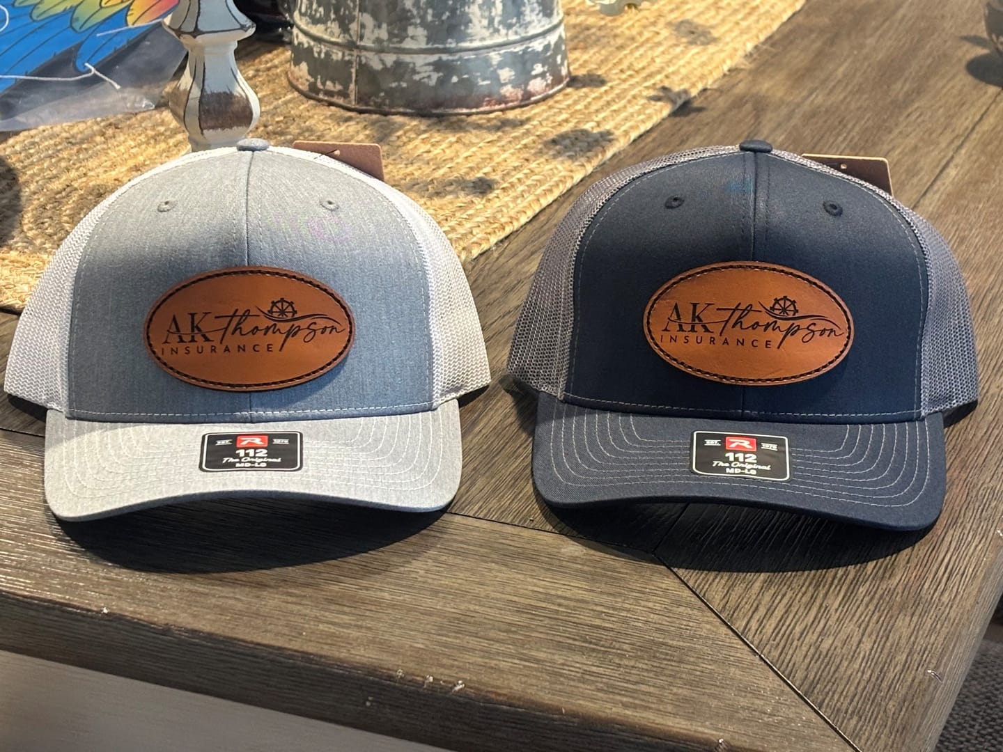 Customer photo review of Richardson 112 Custom Leather Patch Hats