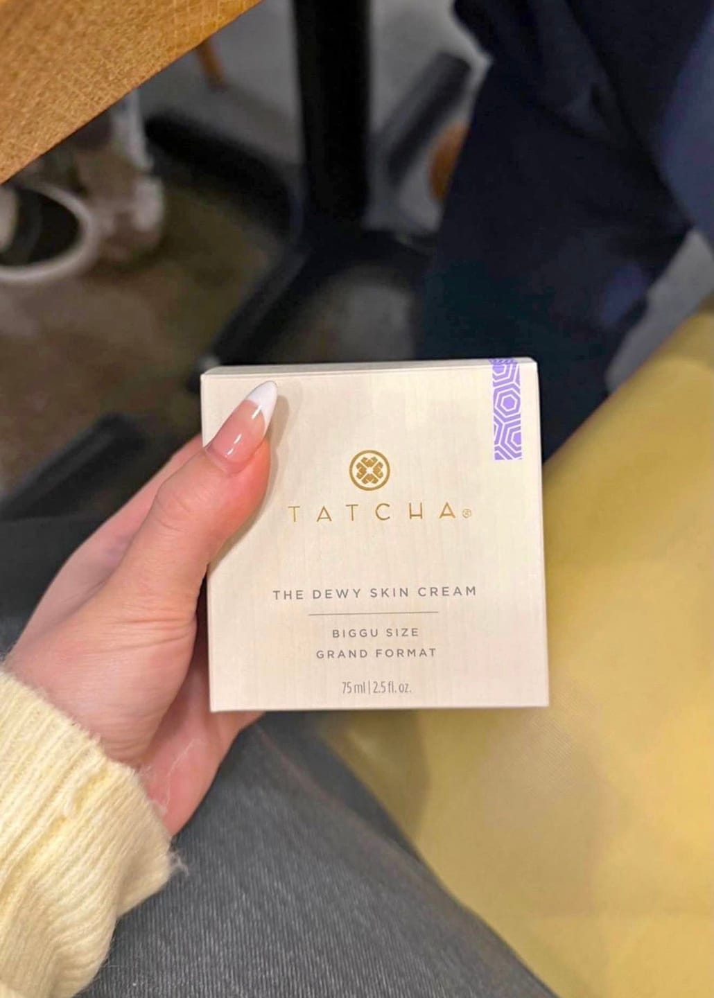 Customer photo review of The Dewy Skin Cream
