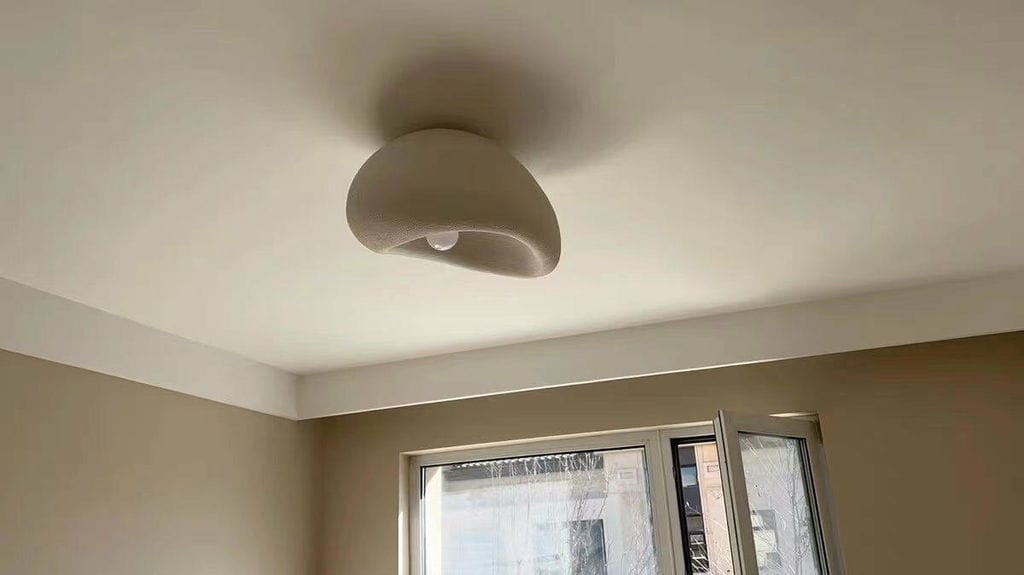 Customer photo review of Cloud Sphere Ceiling Light, Textured White Finish, 45 to 70 cm Wide