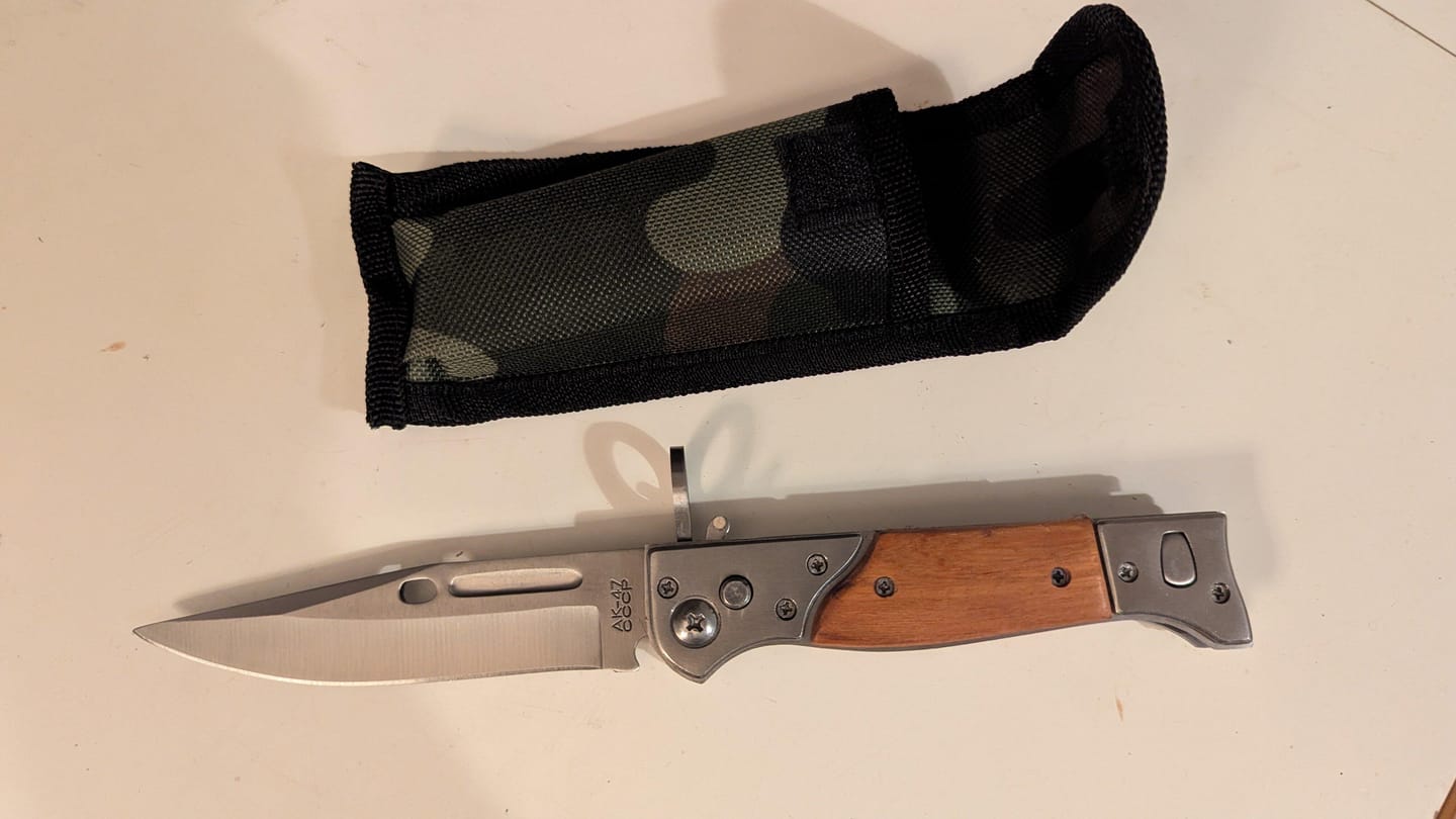 Customer photo review of SHADOW OPS™ Folding Knife