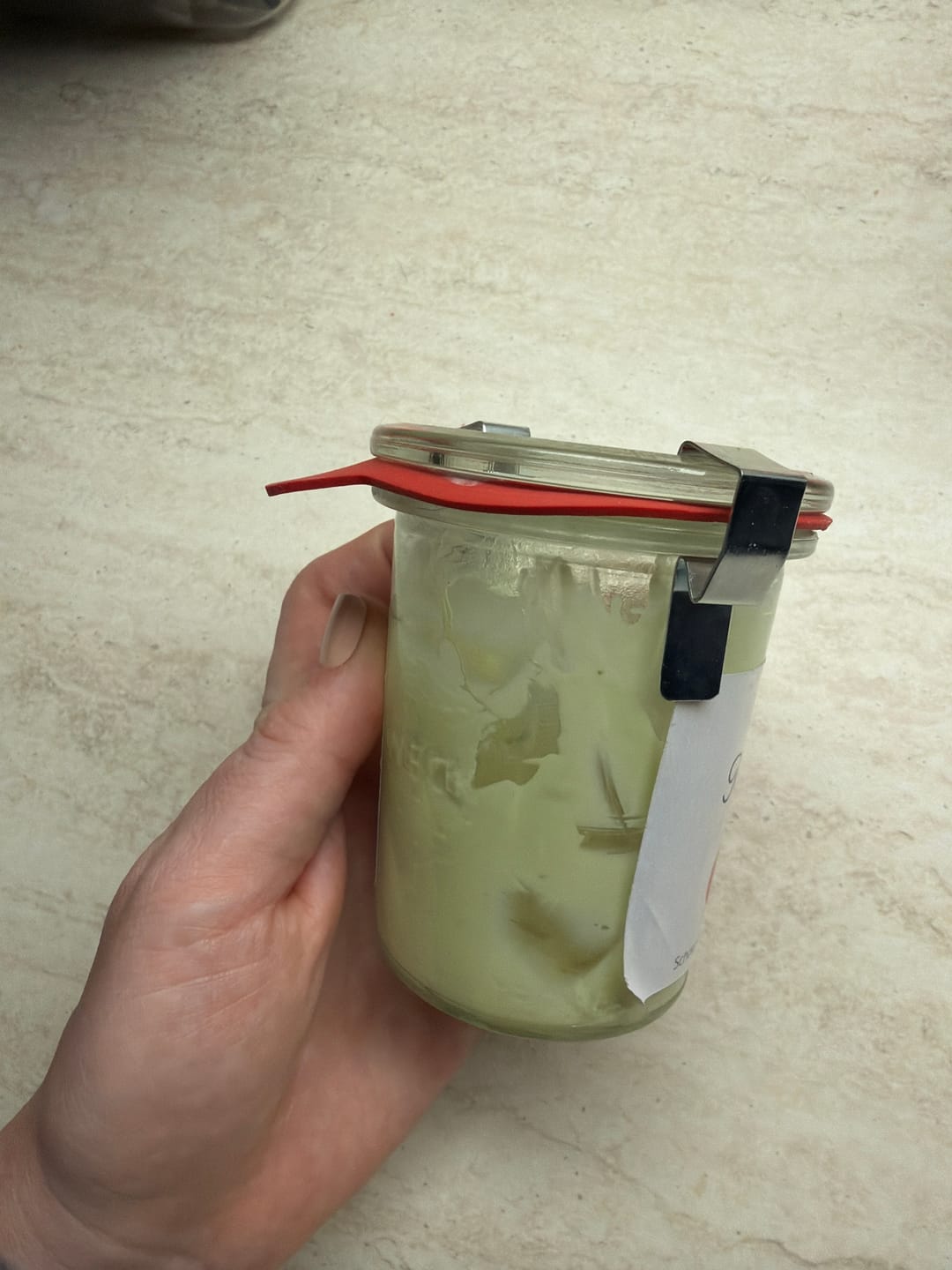 Customer photo review of Weiße Schokoladencreme mit Kürbiskernen vom Hof