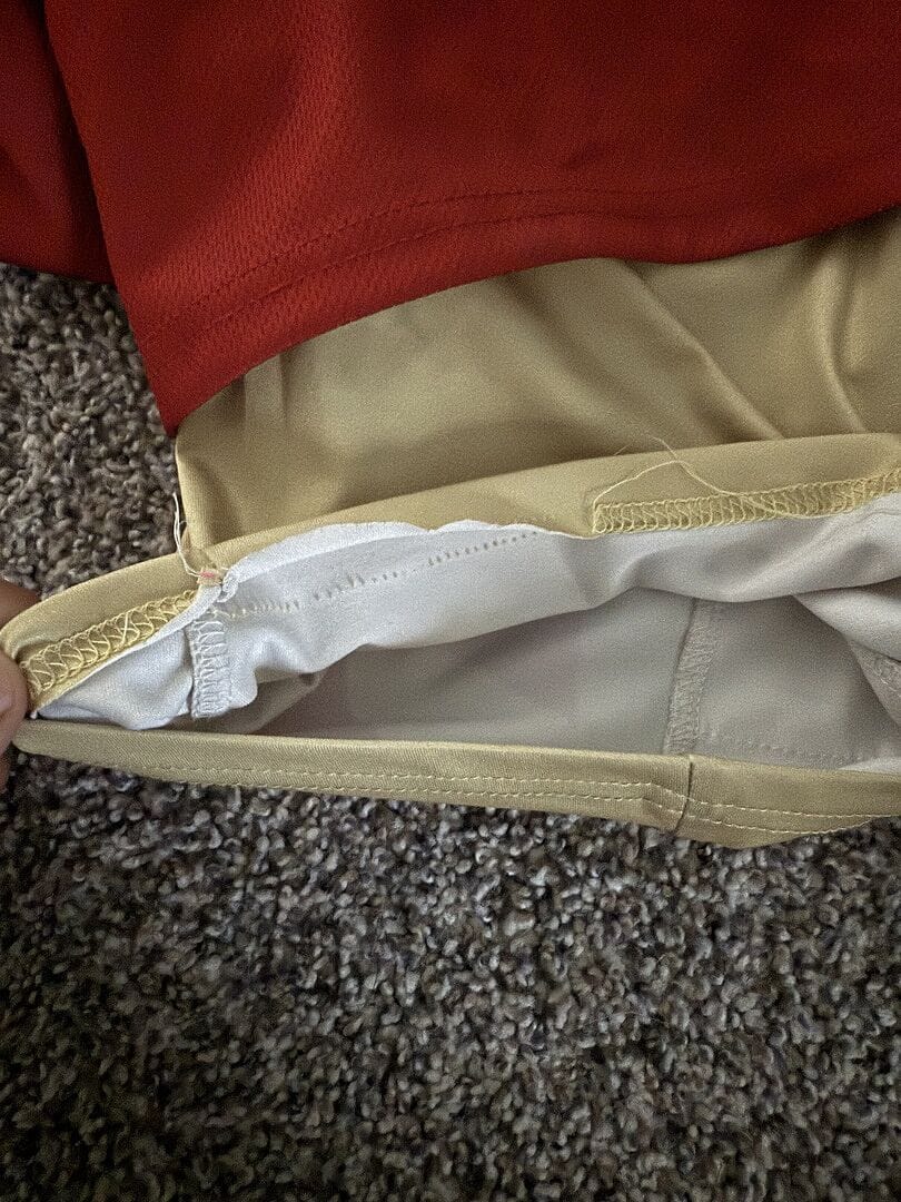 Customer photo review of Crusader Cross Performance Shorts