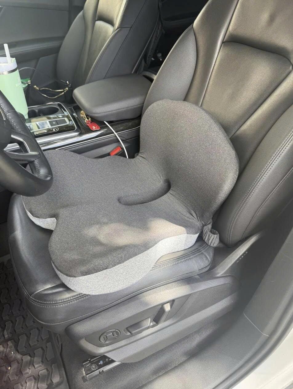 Customer photo review of Coussin orthopédique ergonomique – Améliorez votre confort d’assise