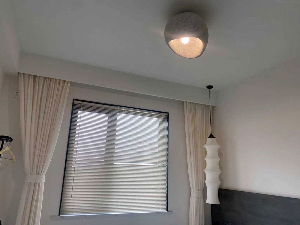 Customer photo review of Cloud Sphere Ceiling Light, Textured White Finish, 45 to 70 cm Wide