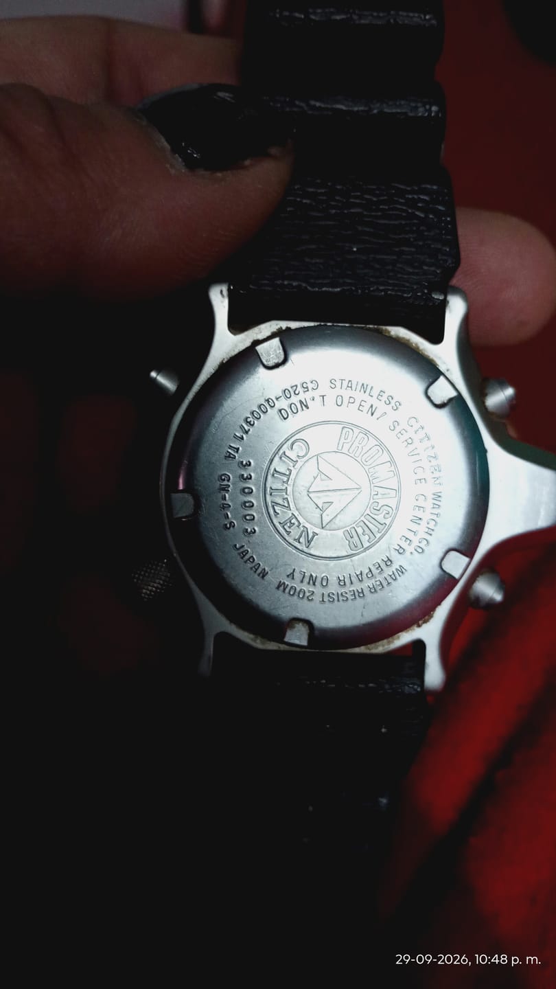 Customer photo review of Reloj Citizen Aqualand I JP2000-08E Buceo Promaster Aqualand