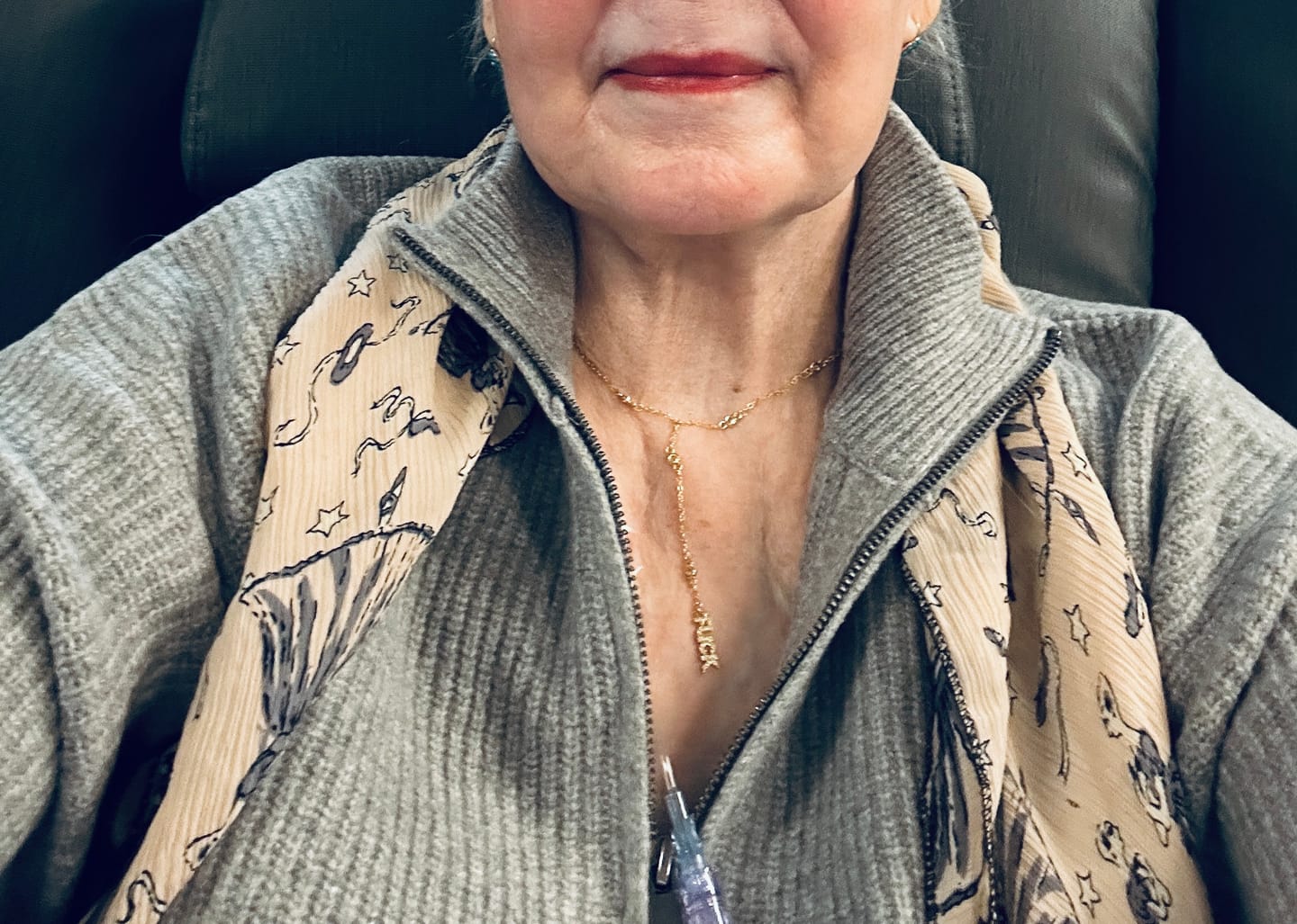 Customer photo review of Fuck Necklace