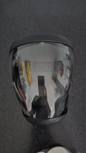 Customer photo review of Visière de protection intégrale anti-buée