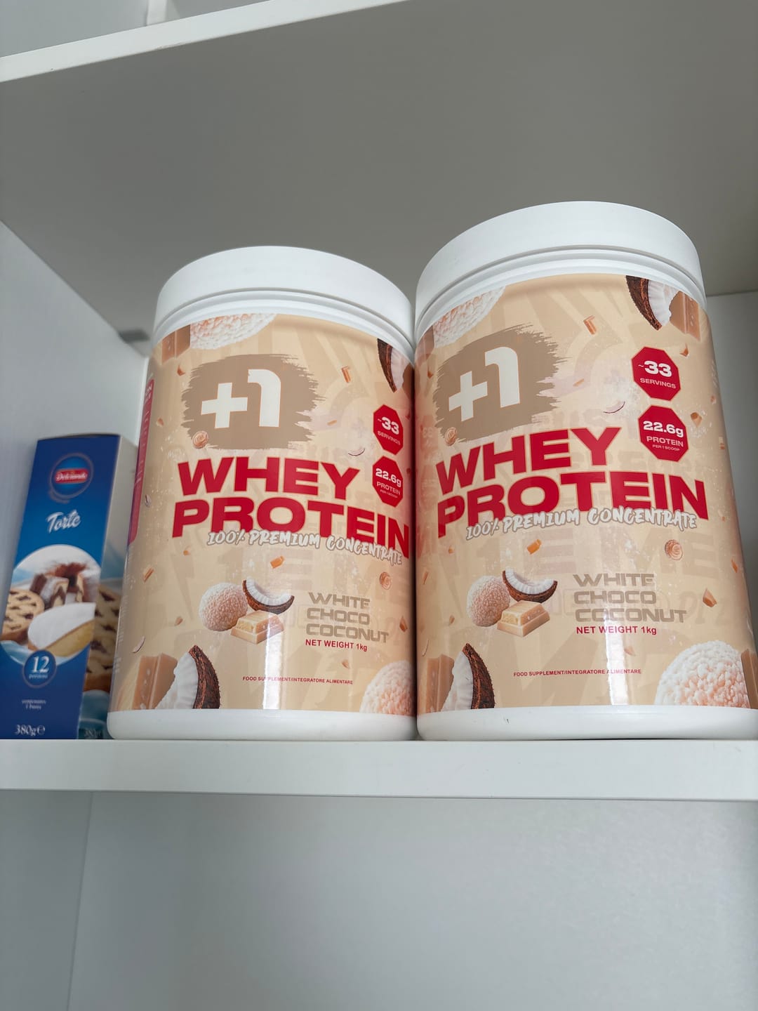 Customer photo review of +1© PREMIUM WHEY PROTEIN (1kg)