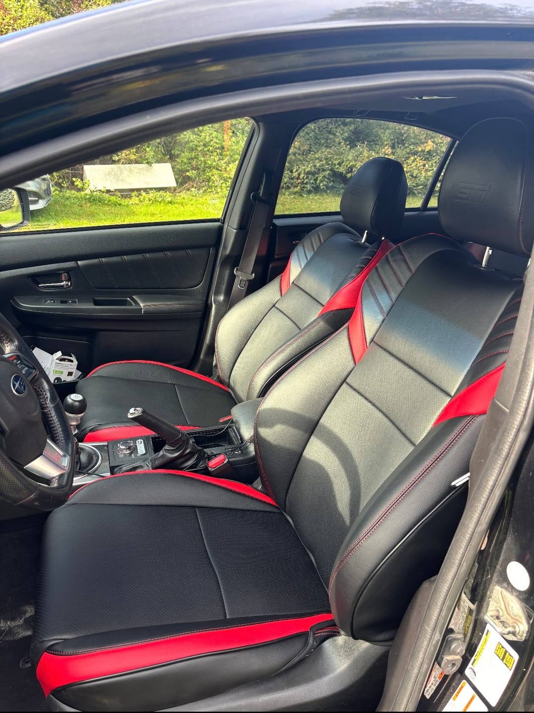 Customer photo review of 2015-21 Subaru WRX / STi Custom Leather Seat Covers