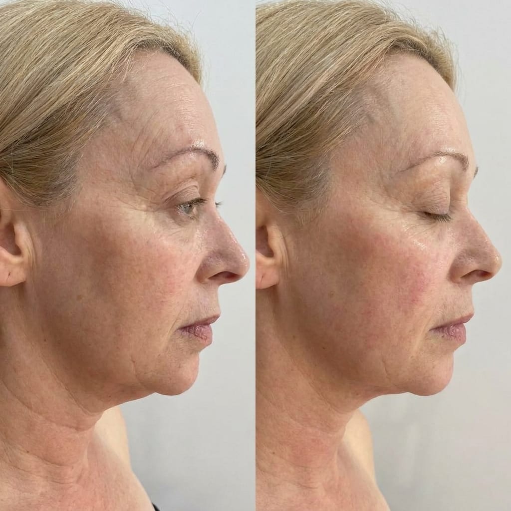 Customer photo review of 5-Minute Sculpting PDRN Cream