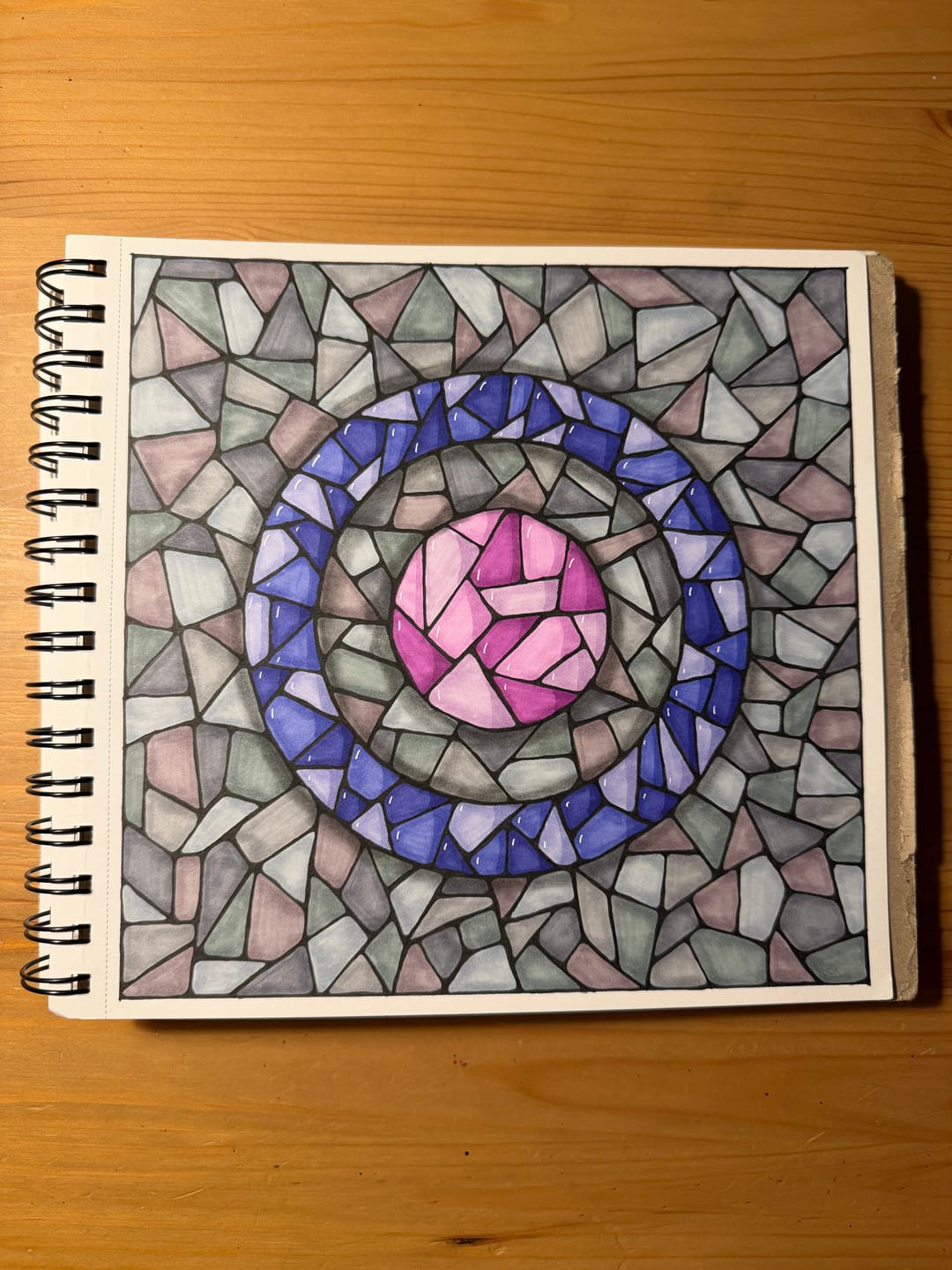 Customer photo review of Ohuhu Spiral-Bound Marker Pad for Alcohol Markers