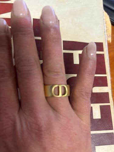 Customer photo review of 30 MONTAIGNE ANTIQUE GOLD RING