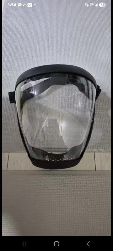 Customer photo review of Visière de protection intégrale anti-buée