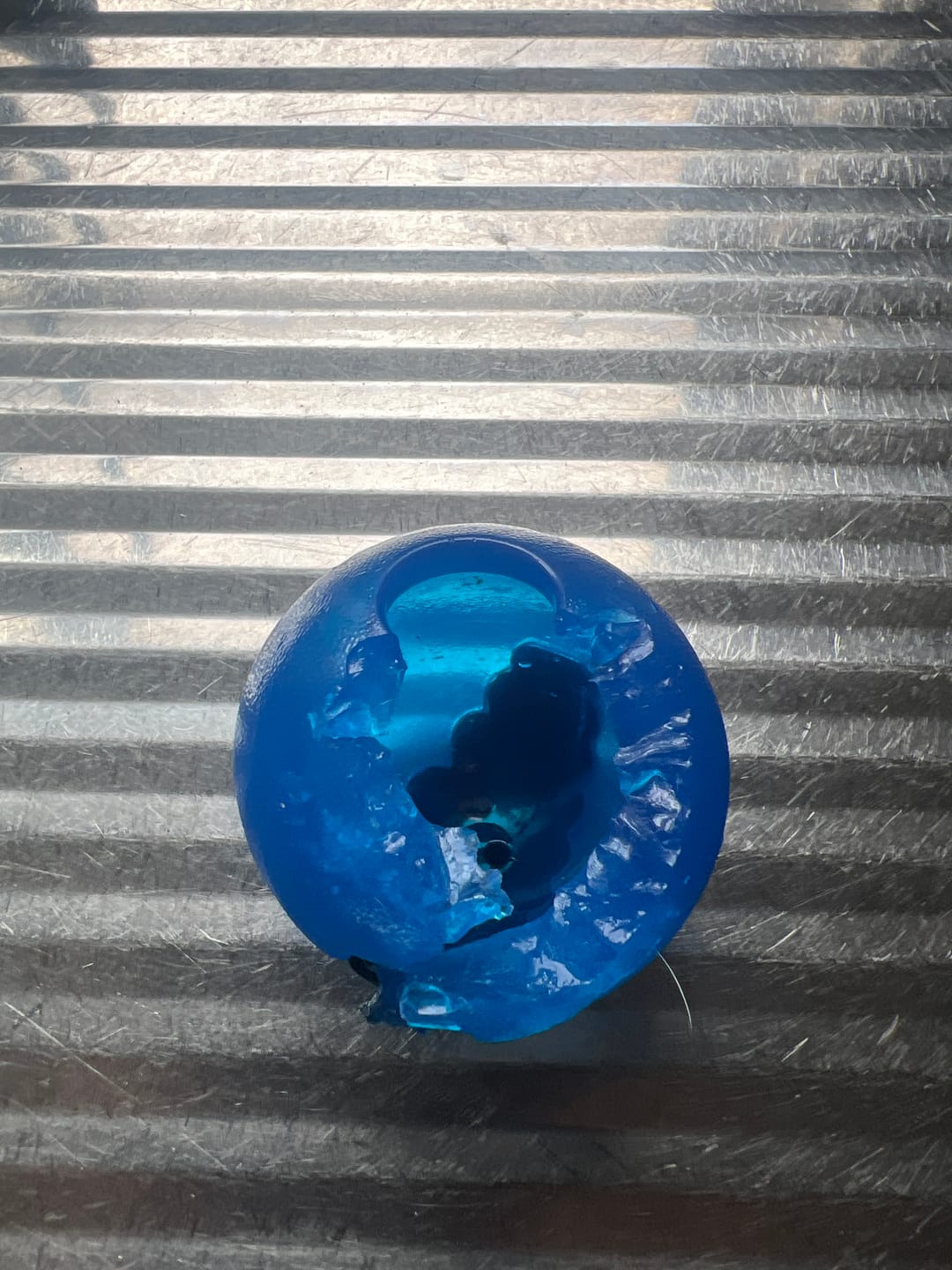 Customer photo review of Grinz Fetch Ball