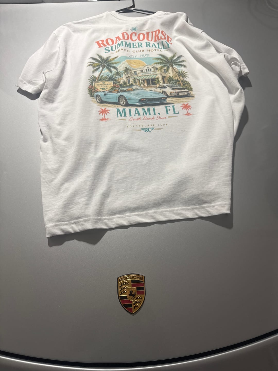 Customer photo review of BEACH CLUB SUMMER RALLY TEE