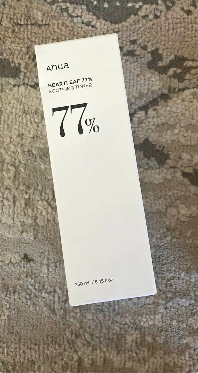 Customer photo review of Anua Heartleaf 77 Soothing Toner 8.45 fl. oz.(250ml)