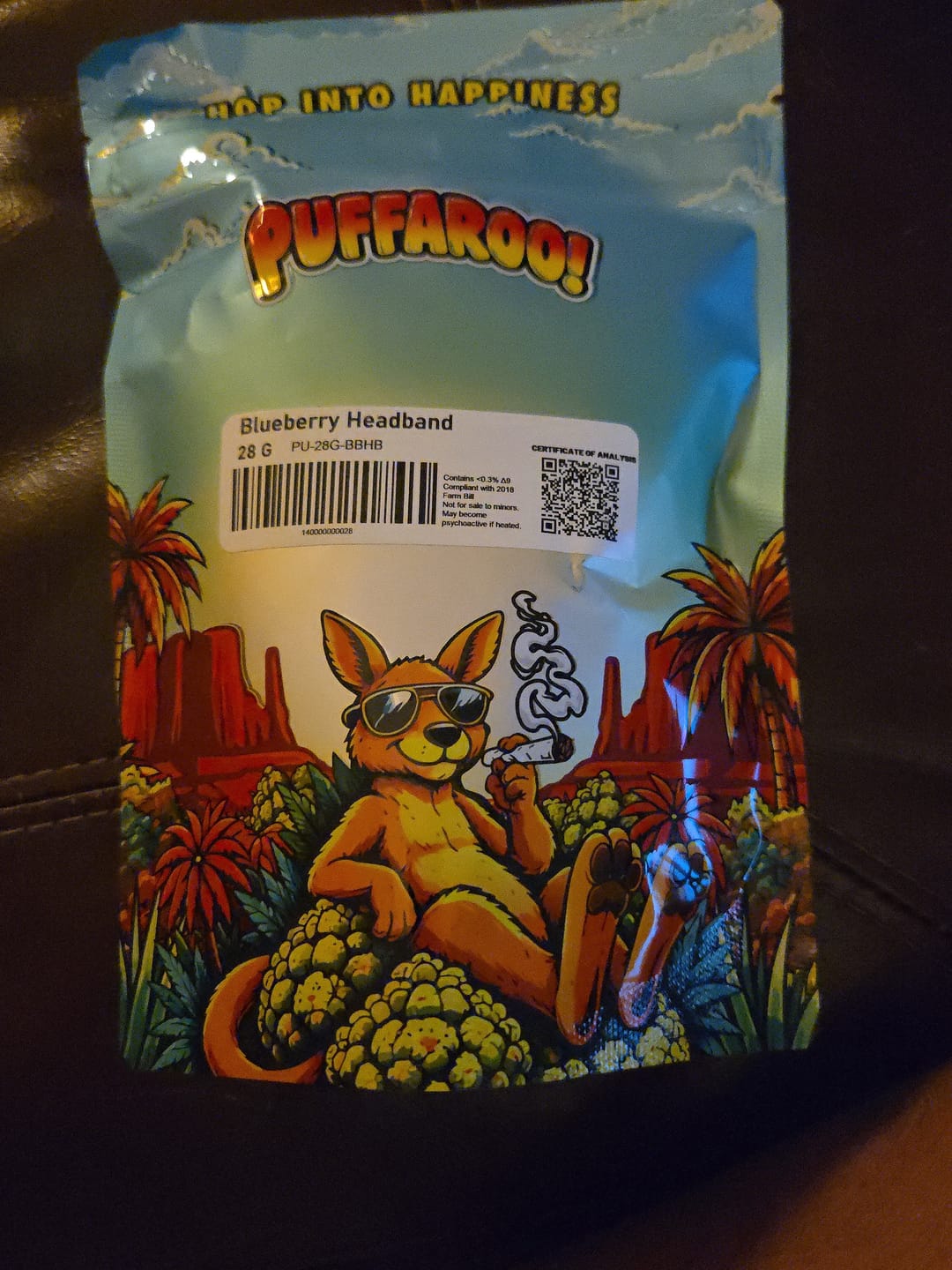 Customer photo review of Puffaroo - Triangle Kush - 28 Grams - Indica