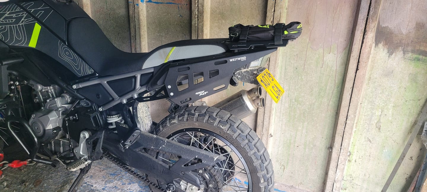 Customer photo review of CF450MT (Ibex 450) Luggage Rack