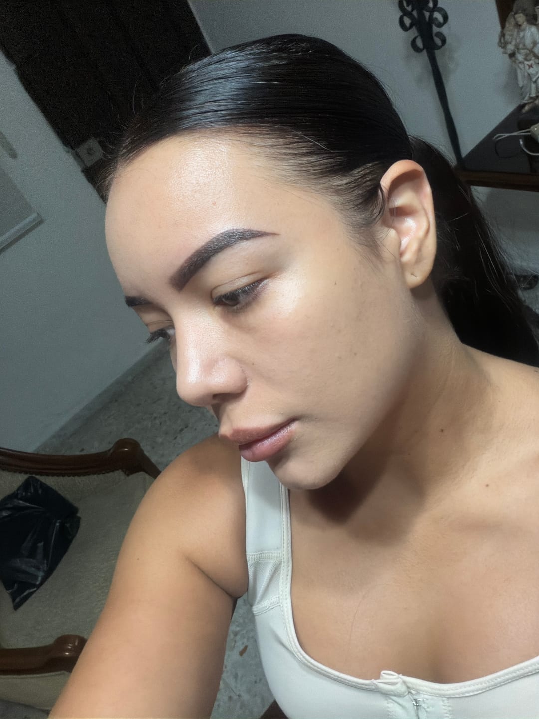 Customer photo review of TINTA DE MAQUILLAJE | SERUM TINTED