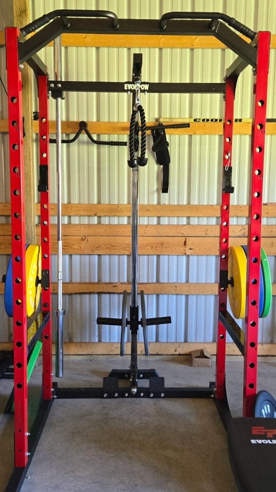 Customer photo review of EVOLPOW P2A Brute All-in-One Power Rack Home Gym - For Beginner