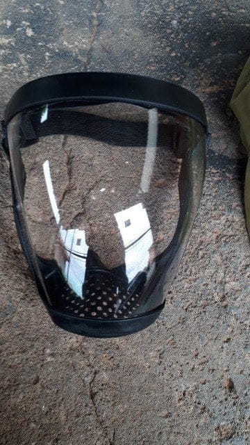 Customer photo review of Visière de protection intégrale anti-buée
