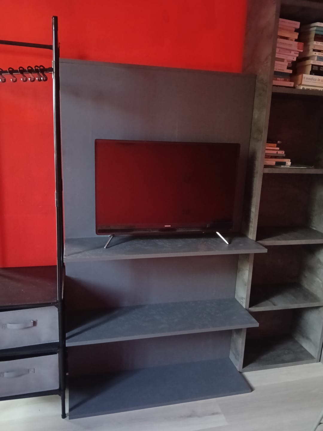 Customer photo review of Itamoby Porta TV Loki antracite spatolato