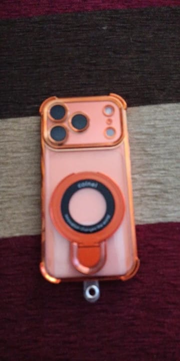 Customer photo review of Coque iPhone anti-chute à anneau invisible Airluma