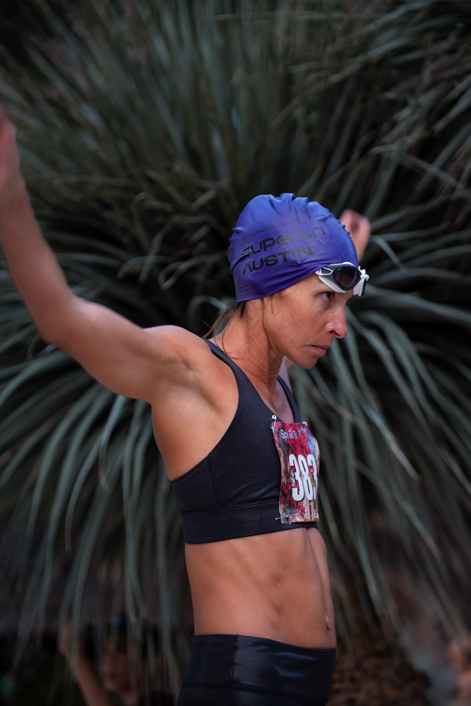 Customer photo review of NanoClear™ Recon Swim Goggles Smoke - (White)