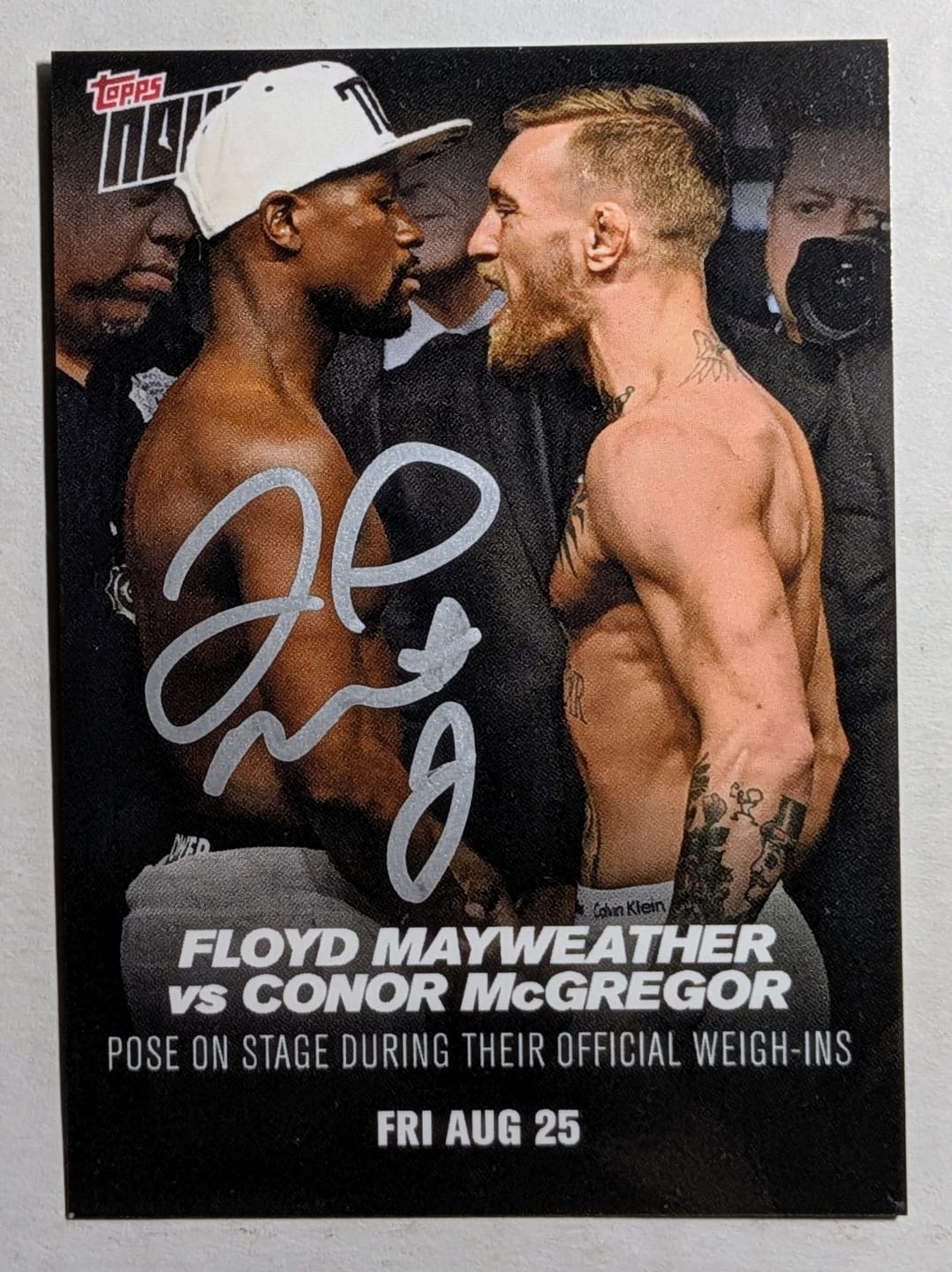 Customer photo review of Floyd Mayweather Jr. Autograph Signing