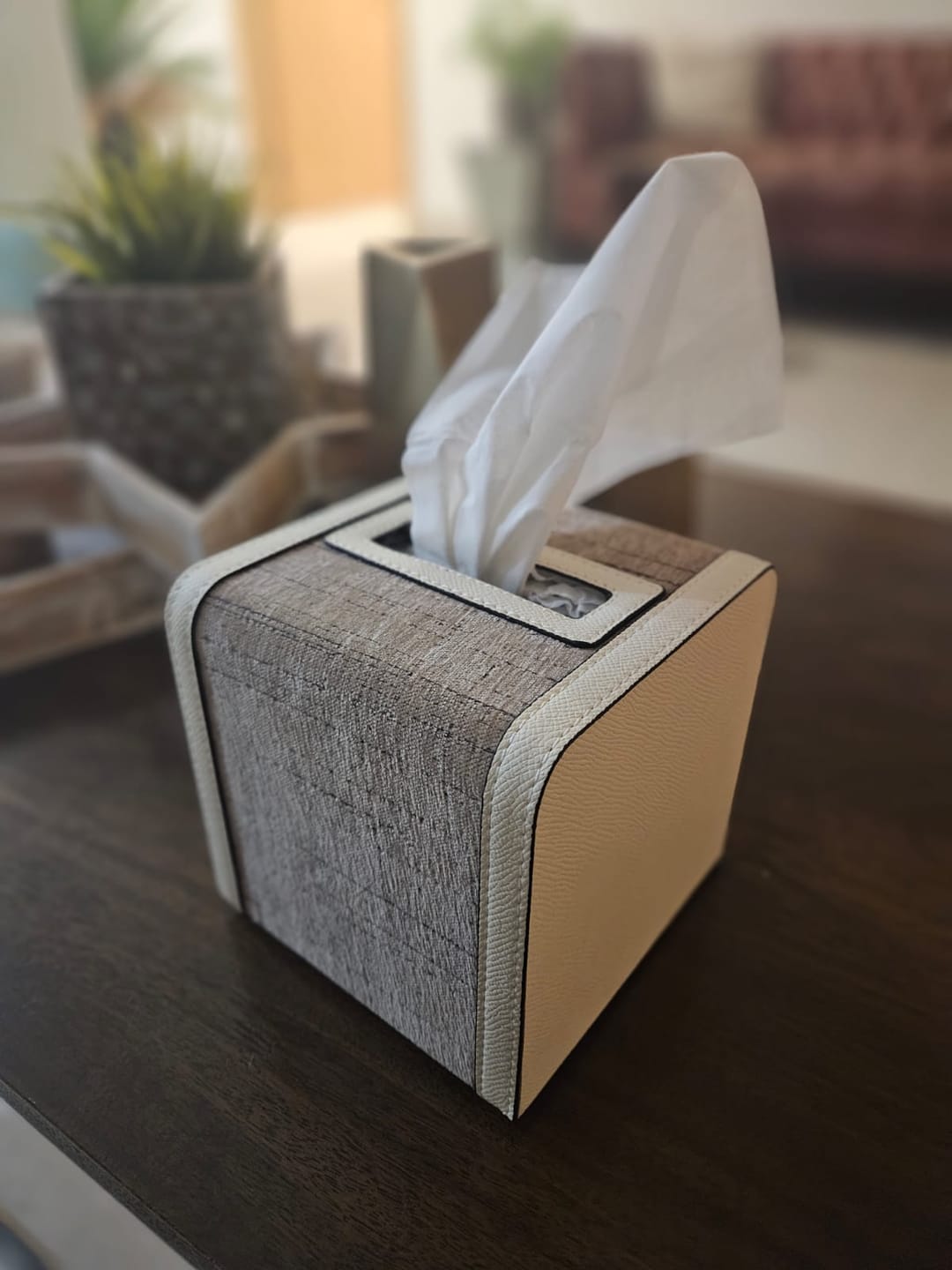 Customer photo review of Square Tissue Box KF3008B