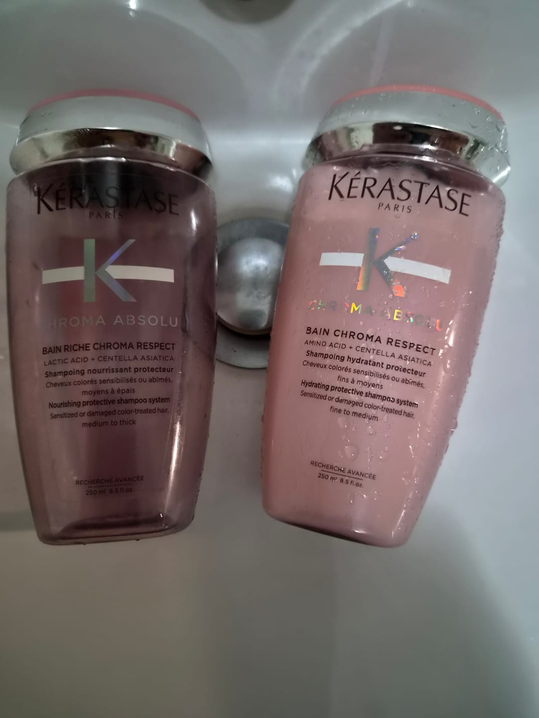 Customer photo review of Kérastase Chroma Absolu Bain Chroma Respect Colour-Protecting Shampoo 250ml