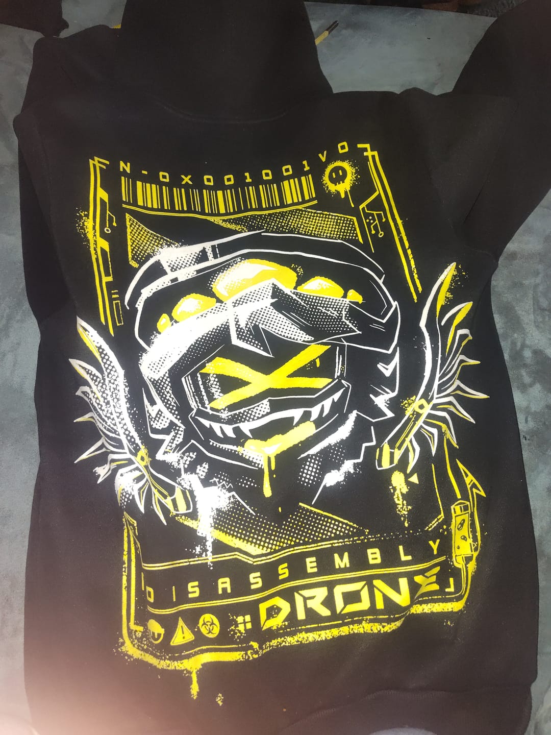 Customer photo review of N Murder Drones Hoodie