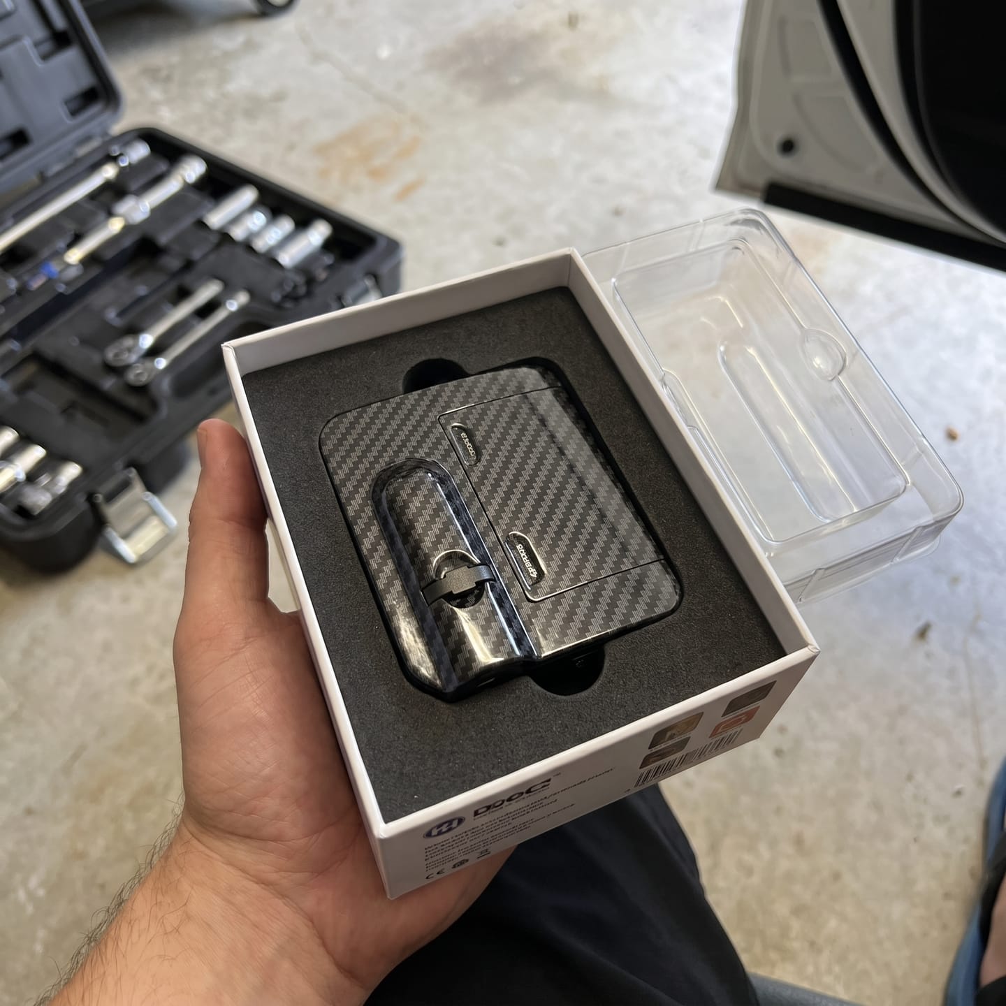 Customer photo review of Proyector para carro de equipo de futbol