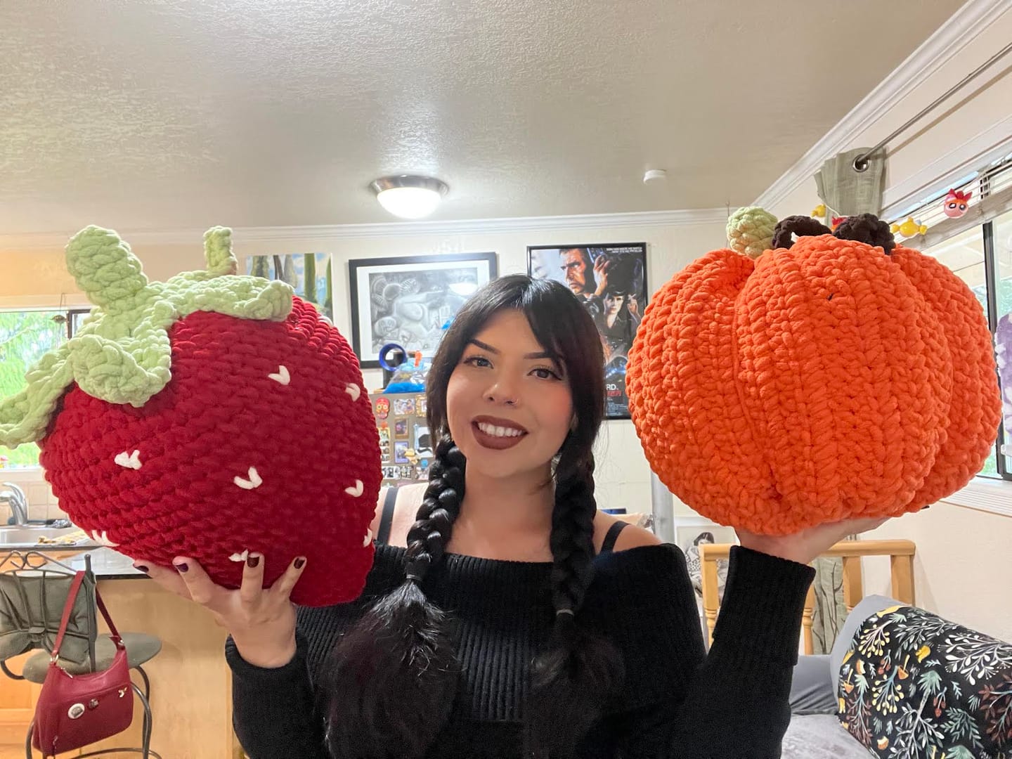 Customer photo review of STRAWBERRY - Chunky Crochet Kit
