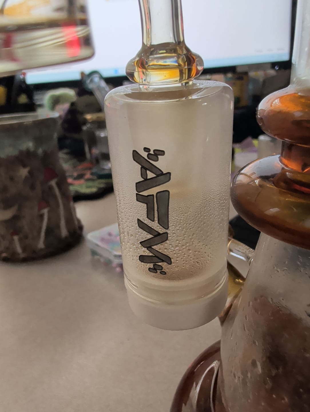 Customer photo review of AFM Alien Head 3″ Reclaim Catcher