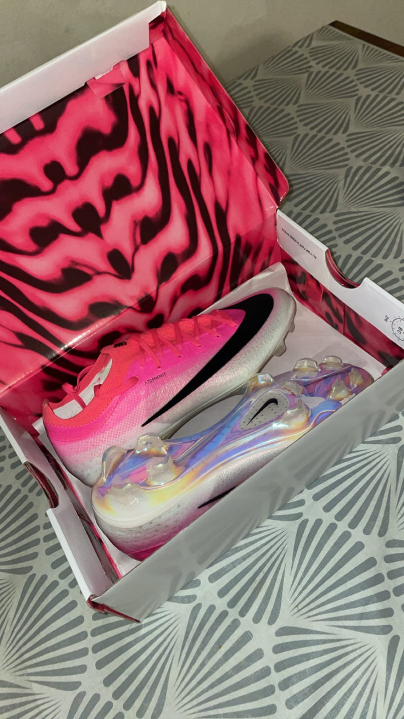 Customer photo review of Nike Mercurial Vapor 17 Elite FG - Rose/Blanc/Noir