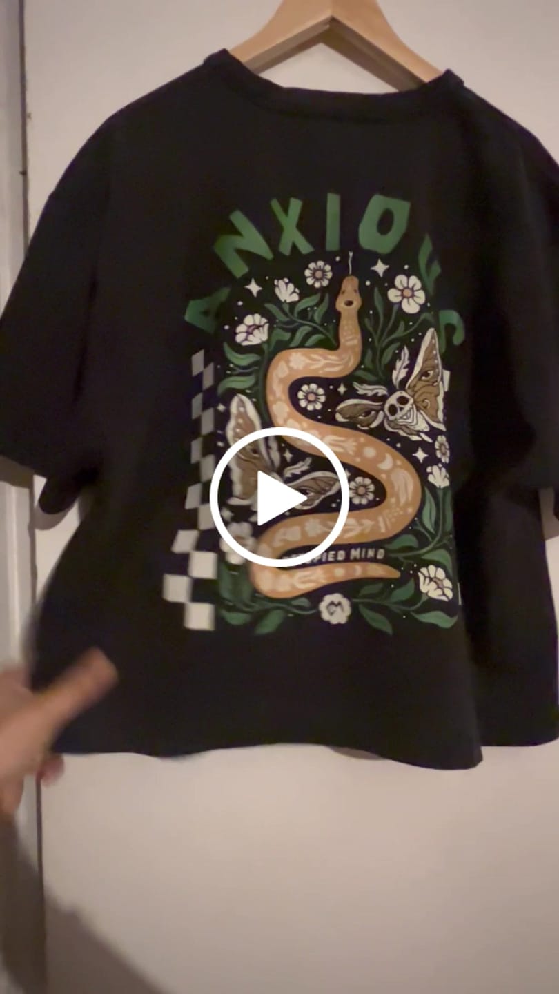 Customer video review of Anxious T-Shirt