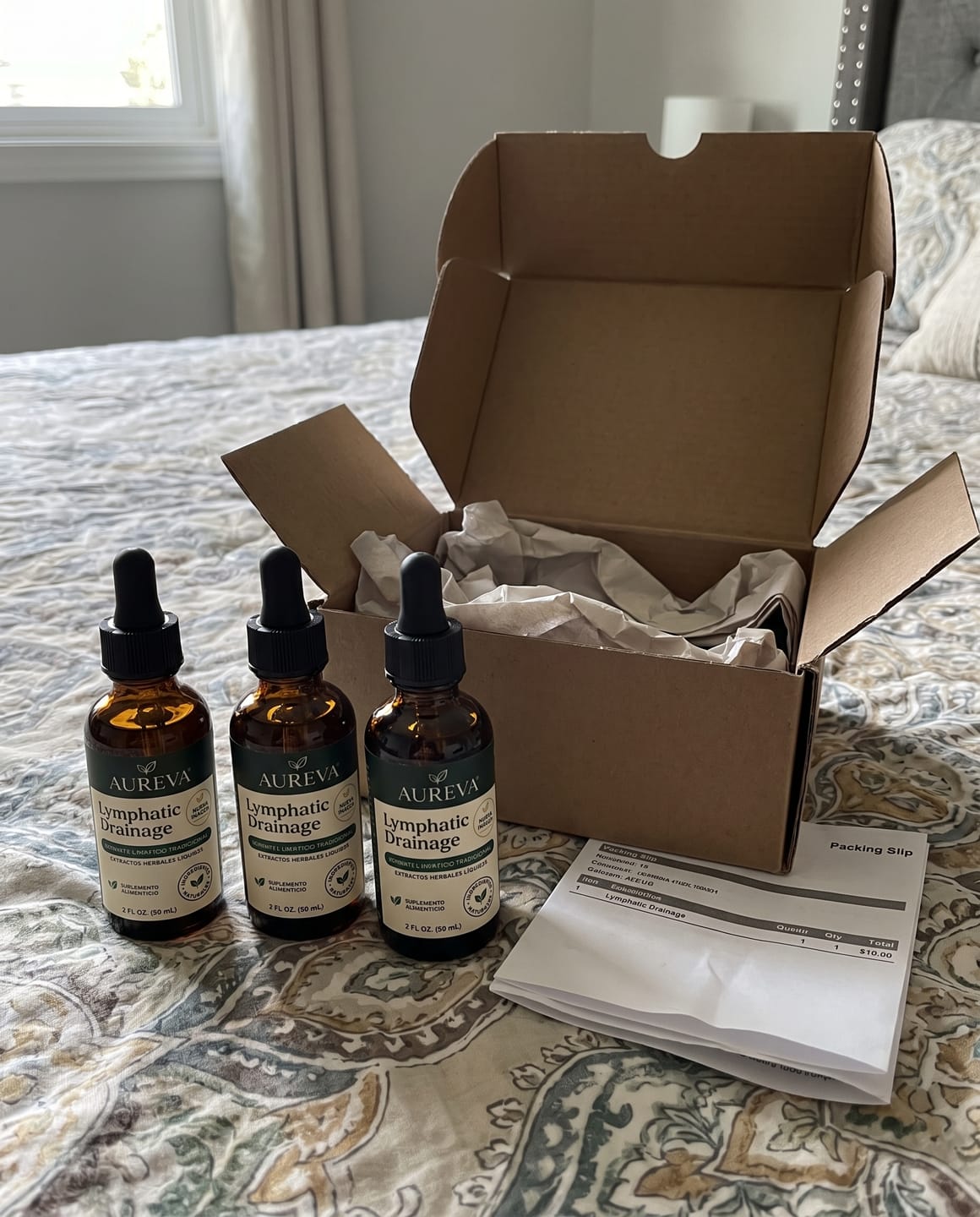 Customer photo review of Aureva - Suplemento Drenador Linfático