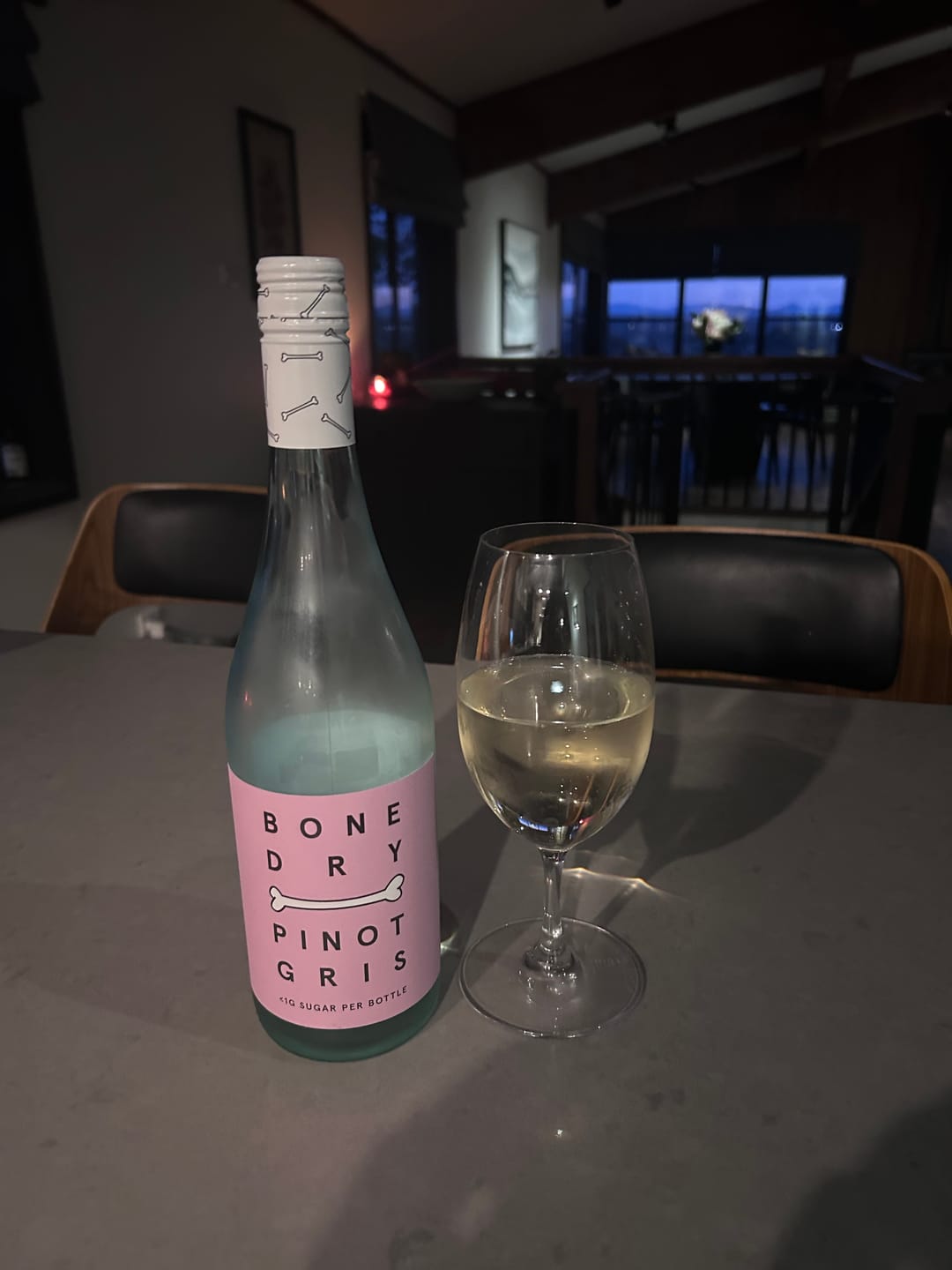 Customer photo review of Bone Dry Pinot Gris 2025