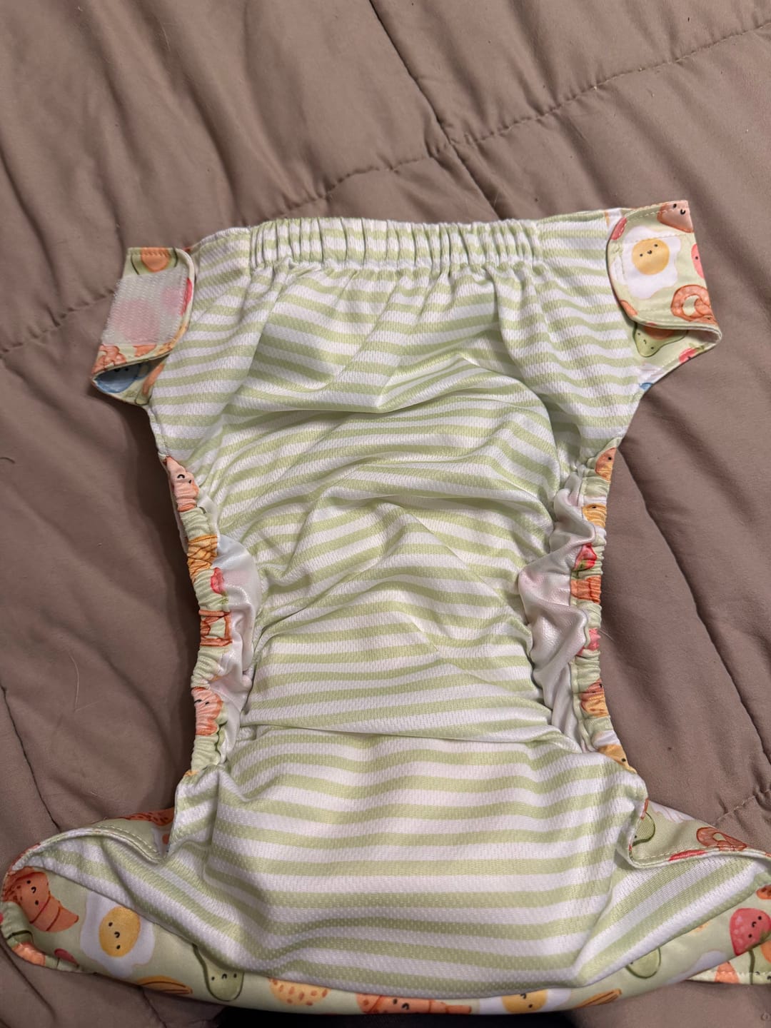 Customer photo review of The Ultimate - Hook & Loop One Size Pocket Reusable Cloth Diaper