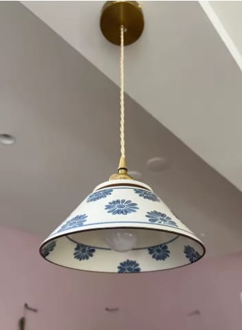 Customer photo review of Sora | Handcrafted Ceramic Pendant Light