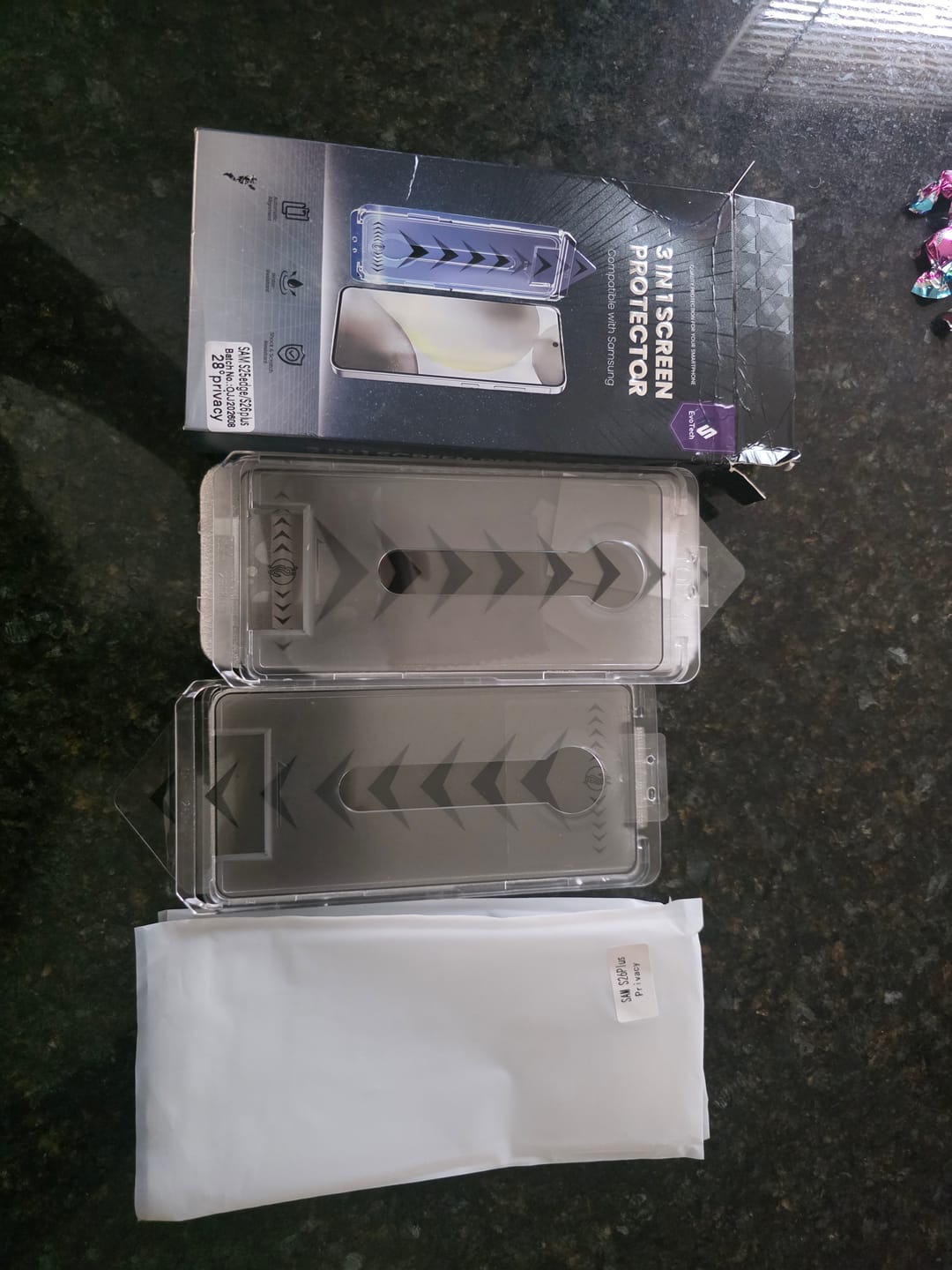 Customer photo review of 3 in 1 Screen Protector - Samsung-A