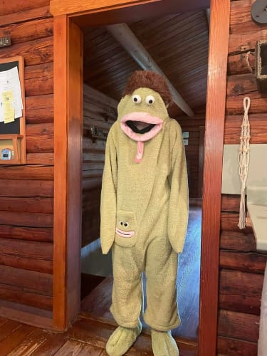 Customer photo review of The Snuggle Onesie™