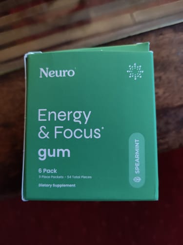 Customer photo review of Energy & Focus Gum