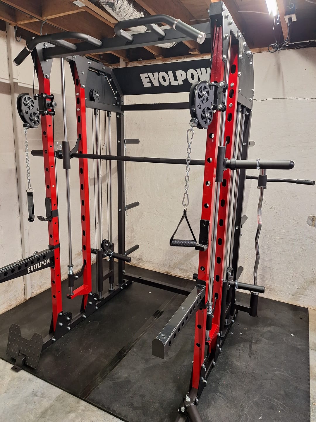 Customer photo review of EVOLPOW M2B Brute All-In-One Smith Machine Home Gym