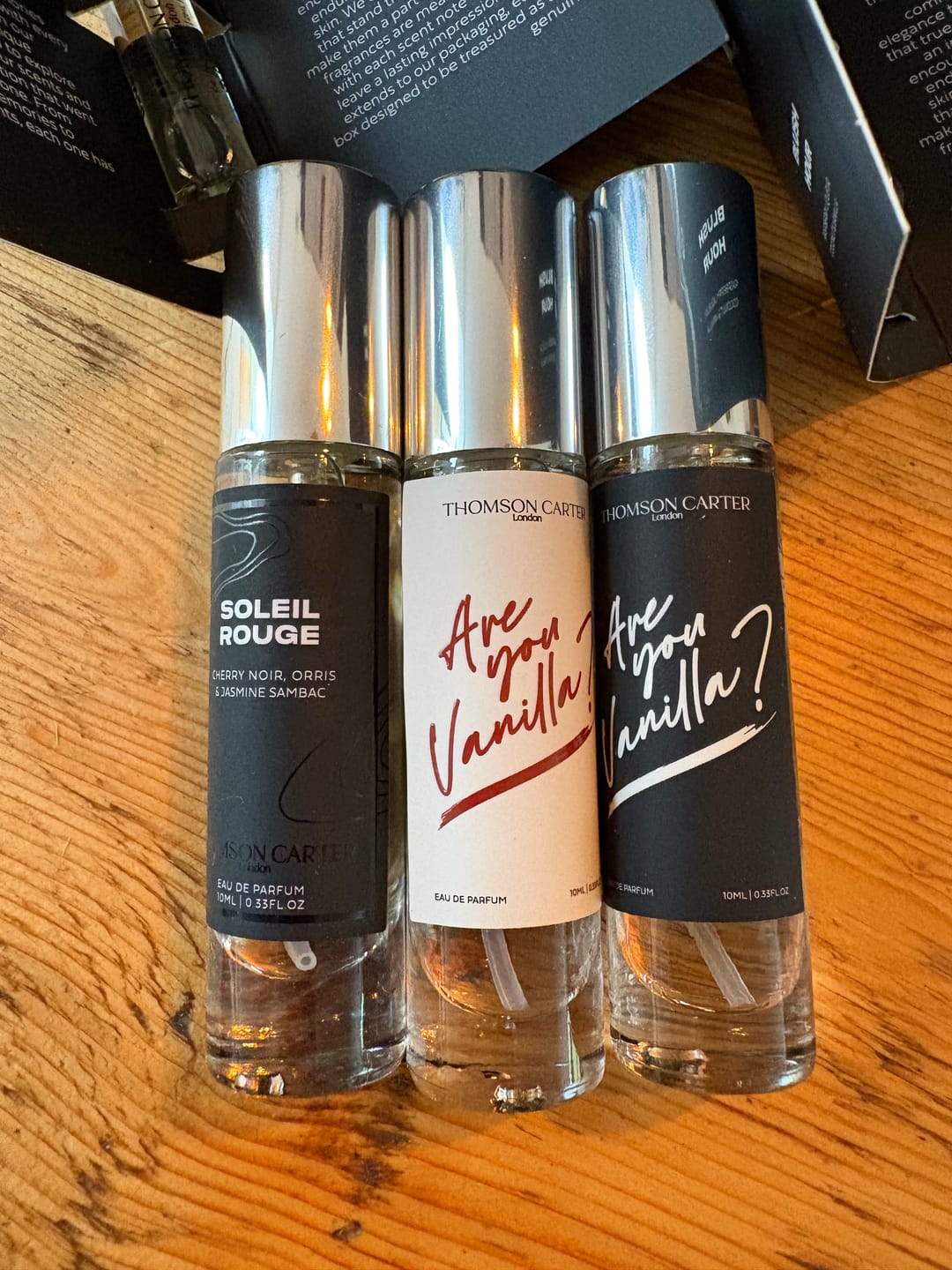 Customer photo review of Soleil Rouge | Eau de Parfum