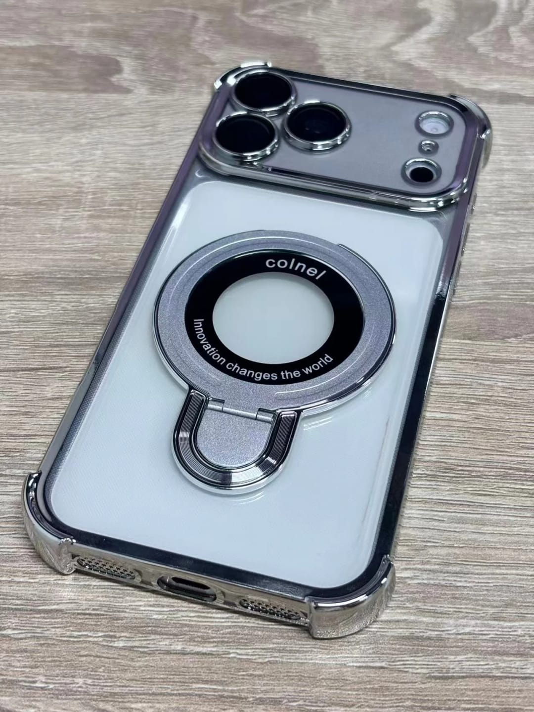 Customer photo review of Coque iPhone anti-chute à anneau invisible Airluma