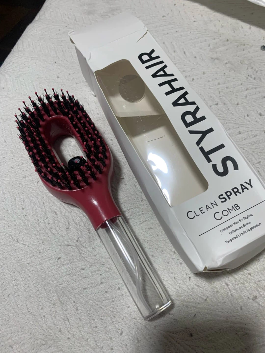 Customer photo review of Scalvée™ Anti-Frizz Hair Brush