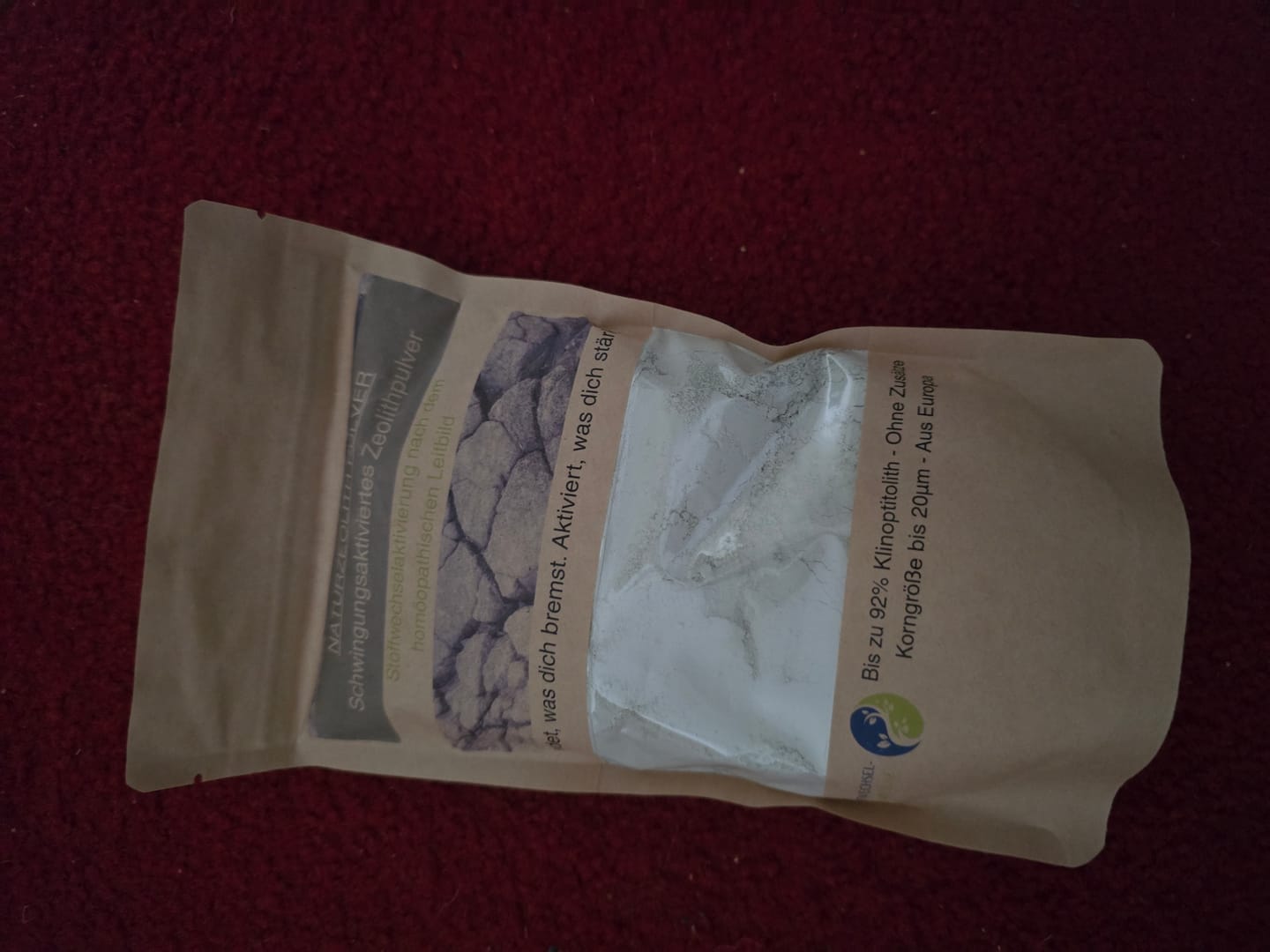Customer photo review of Zeolith Pulver - schwingungsaktiviert