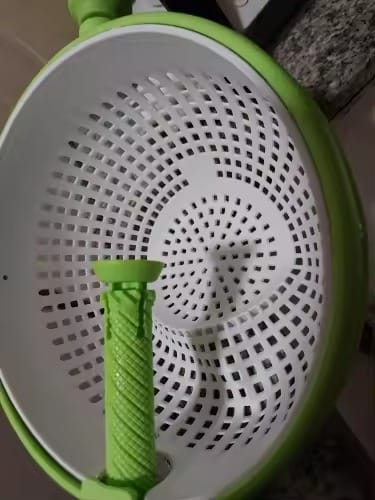 Customer photo review of SpinLeaf™ 2-in-1 Salad Spinner & Colander